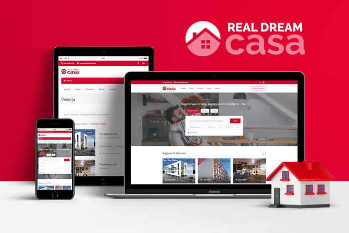 Brand identity e sito web Real Dream Casa